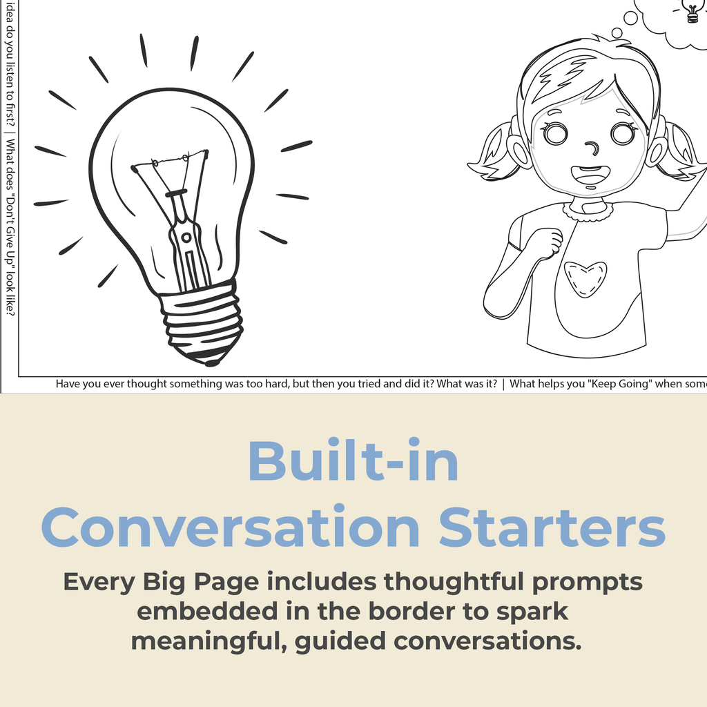 "Figureoutable" Giant Coloring Sheet for Growth Mindset & Resilience