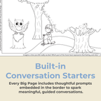 "Heartwood Haven" Giant Coloring Sheet for Emotional Exploration